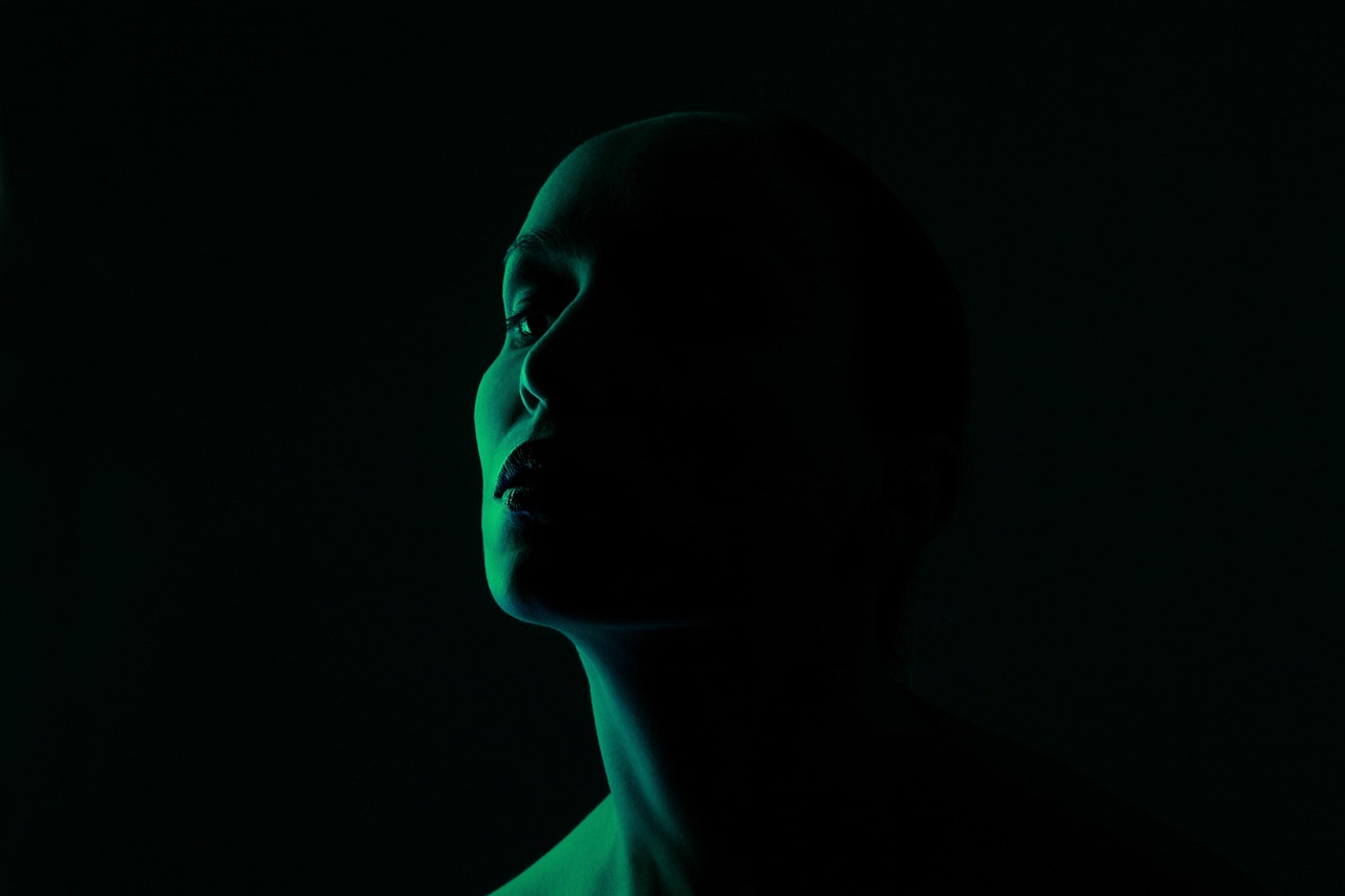 green, face, light, portrait, woman, person, people, model, skin, female, skincare, dark, shadow, shadows, attractive, young, beauty, black, darkness, mood, black light, black beauty, black model, black portrait, black dark, black lights, skincare, dark, dark, dark, shadow, black, black, black, black, black, darkness